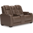 Signature Design by Ashley High Impact U1060118 Power Reclining Loveseat with Console and Adjustable Headrest IMAGE 2