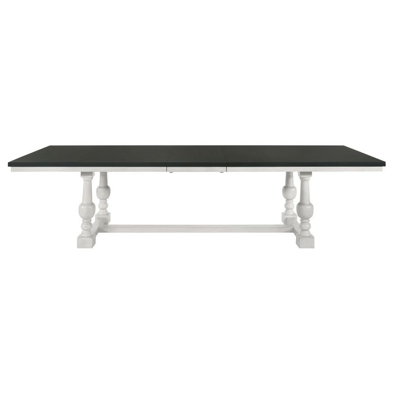 Coaster Furniture Aventine 108241 112-inch Extension Dining Table - Vintage Charcoal IMAGE 2