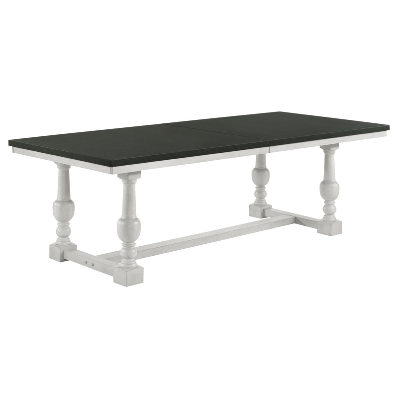 Coaster Furniture Aventine 108241 112-inch Extension Dining Table - Vintage Charcoal IMAGE 3
