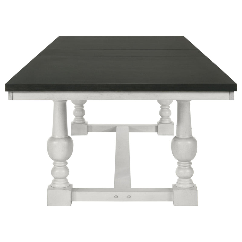 Coaster Furniture Aventine 108241 112-inch Extension Dining Table - Vintage Charcoal IMAGE 5