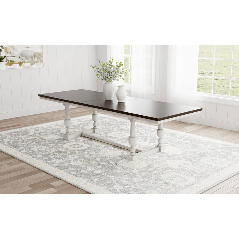 Coaster Furniture Aventine 108241 112-inch Extension Dining Table - Vintage Charcoal IMAGE 6