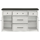 Coaster Furniture Aventine 108245 5-Drawer Sideboard Buffet Cabinet - Vintage White IMAGE 9