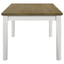 Coaster Furniture Appleton 110411 Rectangular 59-inch Dining Table - Brown Brushed IMAGE 3