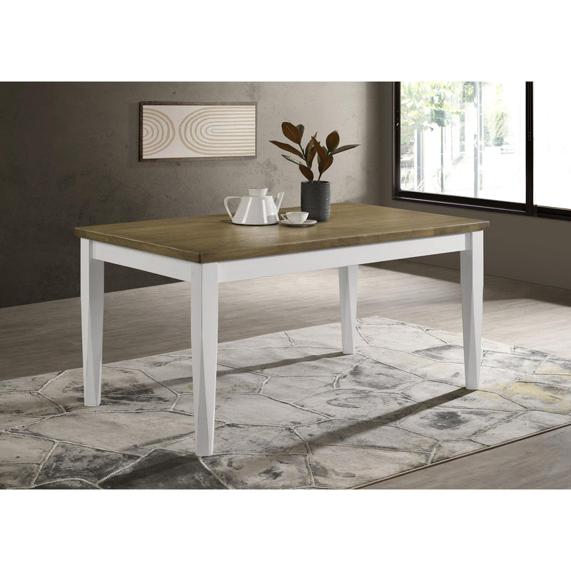 Coaster Furniture Appleton 110411 Rectangular 59-inch Dining Table - Brown Brushed IMAGE 4