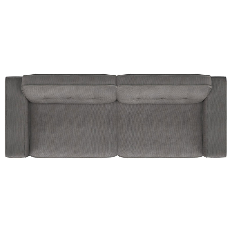 Coaster Furniture Deerhurst 509641 Upholstered Track Arm Tufted Sofa - Charcoal IMAGE 11