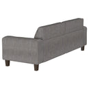 Coaster Furniture Deerhurst 509641 Upholstered Track Arm Tufted Sofa - Charcoal IMAGE 5