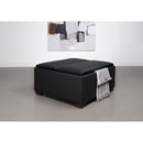 Coaster Furniture Paris 910142 Upholstered Storage Ottoman with Tray - Black IMAGE 8
