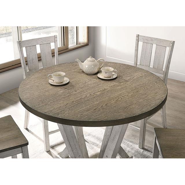 Furniture of America Dining Tables Dining Tables CM3289BR-RPT-48-TABL IMAGE 3