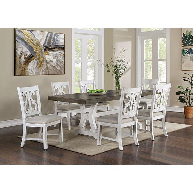 Furniture of America Dining Tables Dining Tables CM3417GY-T-TABLE IMAGE 3