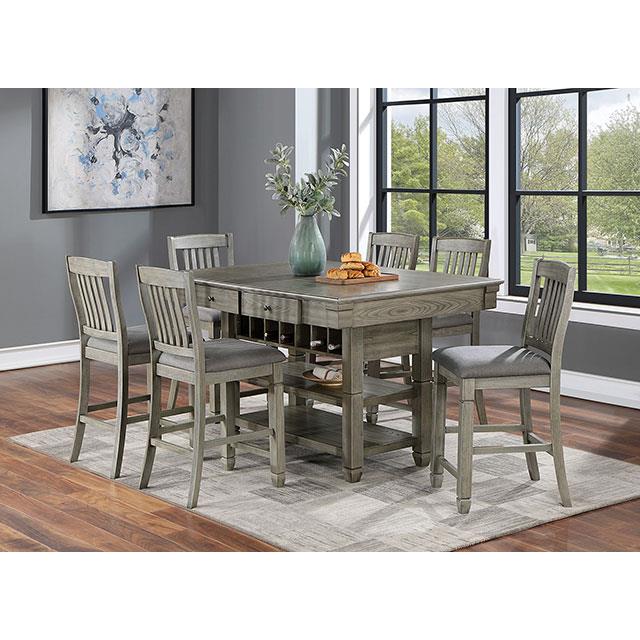 Furniture of America Dining Tables Dining Tables CM3512GY-PT-TABLE IMAGE 2