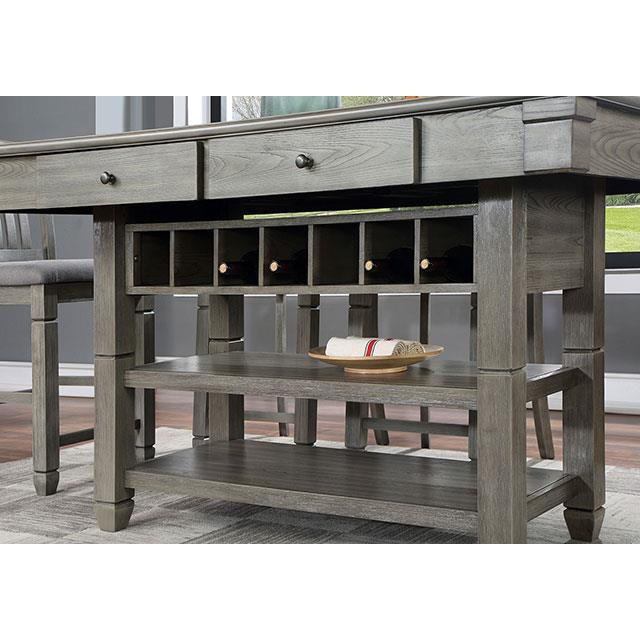 Furniture of America Dining Tables Dining Tables CM3512GY-PT-TABLE IMAGE 4