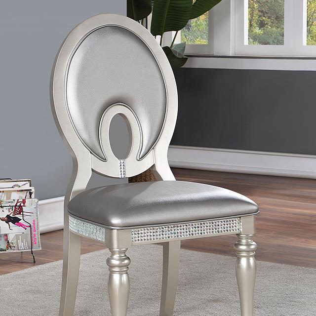 Furniture of America Dining Seating Chairs CM3541SV-SC-2PK IMAGE 1