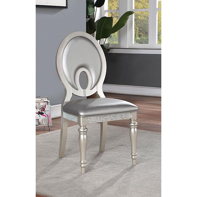 Furniture of America Dining Seating Chairs CM3541SV-SC-2PK IMAGE 2
