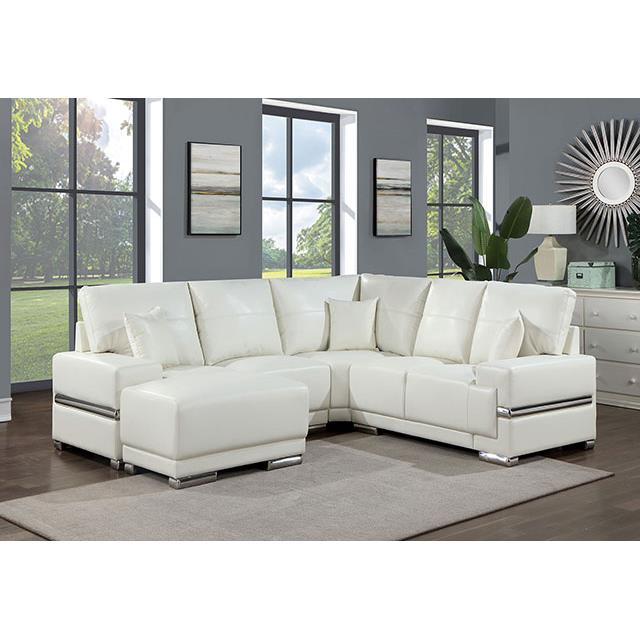 Furniture of America Sectionals Sectionals CM6410WH-SECT IMAGE 2