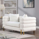 Furniture of America Loveseats Loveseats CM6454WH-LV-PK IMAGE 1