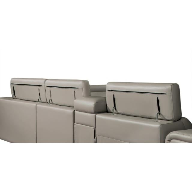 Furniture of America Linwurst Power Reclining Sectional CM6457GY-PM-SECT IMAGE 5