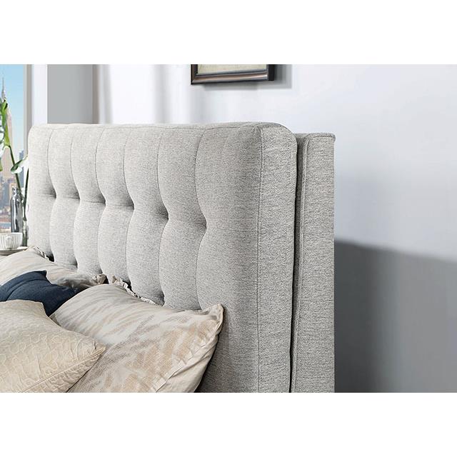 Furniture of America Leomin CM7241GY-CK California King Bed IMAGE 3