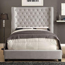 Furniture of America Mirabelle Queen Upholstered Platform Bed CM7679IV-Q-VN IMAGE 1