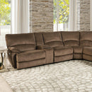 Furniture of America Sectionals Power Recline CM9909BR-SECT-PM IMAGE 1