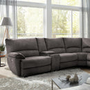 Furniture of America Sectionals Power Recline CM9909GY-SECT-PM IMAGE 1