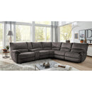 Furniture of America Sectionals Power Recline CM9909GY-SECT-PM IMAGE 2