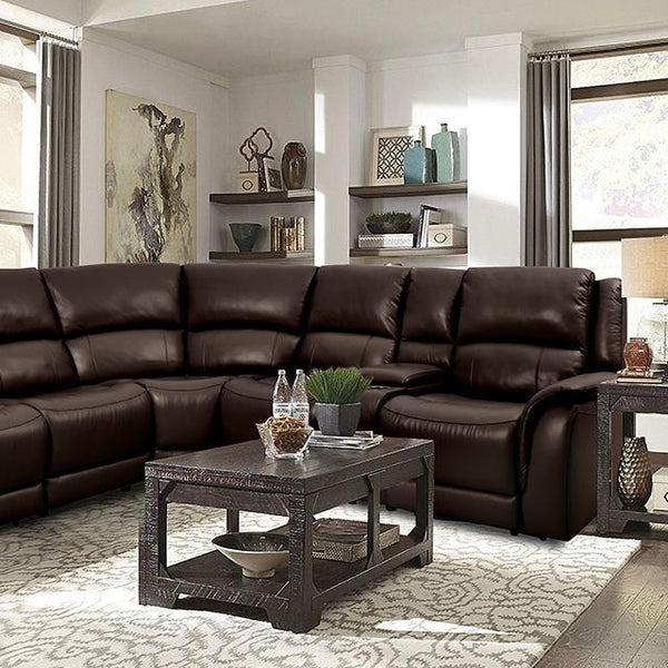 Furniture of America Sectionals Power Recline CM9910ES-SECT-PM IMAGE 1