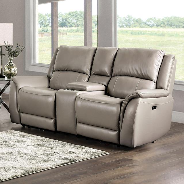 Furniture of America Loveseats Power Recline CM9910ST-LV-PM-PK IMAGE 1
