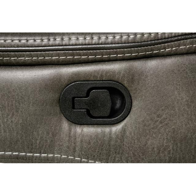 Furniture of America Jerominus Reclining Fabric Sectional CM9912DG-SECT IMAGE 5