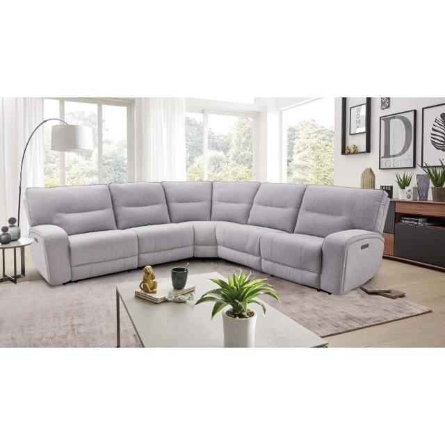 Furniture of America Sectionals Power Recline CM9913GY-SECT-PM IMAGE 2