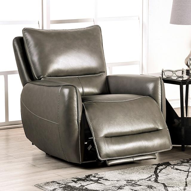 Furniture of America Recliners Power CM9921GY-CH-PM IMAGE 1