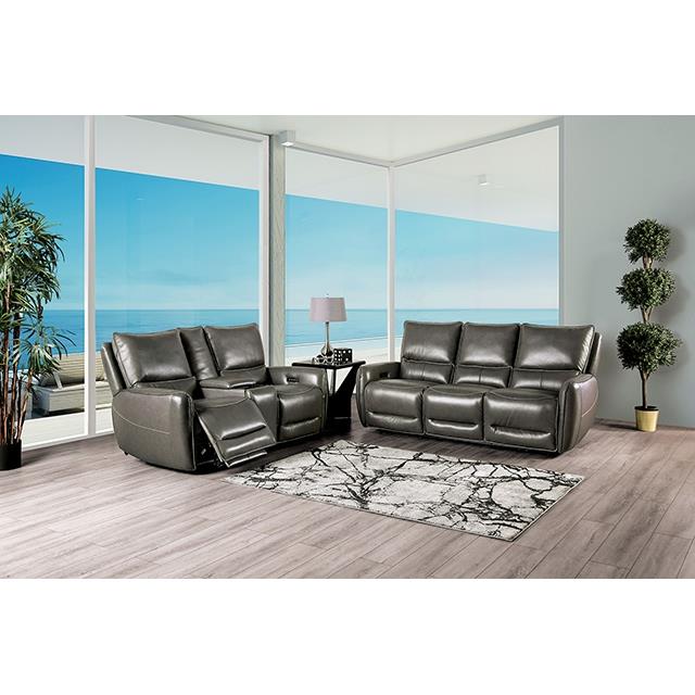 Furniture of America Loveseats Power Recline CM9921GY-LV-PM IMAGE 2