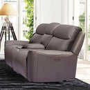 Furniture of America Loveseats Power Recline CM9922GY-LV-PM-PK IMAGE 1