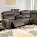Furniture of America Sectionals Power Recline CM9923GY-SECT-PM IMAGE 1