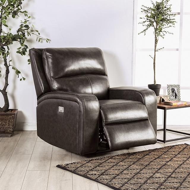 Furniture of America Recliners Power CM9924DG-CH-PM IMAGE 1