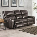 Furniture of America Sofas Power Recline CM9924DG-SF-PM IMAGE 1