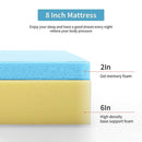 Furniture of America Coreopsis DM520-Q 8" Queen Memory Foam Mattress IMAGE 7