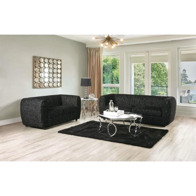 Furniture of America Loveseats Loveseats FM61001BK-LV IMAGE 2