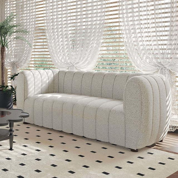 Furniture of America Loveseats Loveseats FM61002WH-LV IMAGE 1