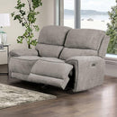 Furniture of America Loveseats Power Recline FM62001LG-LV-PM IMAGE 1