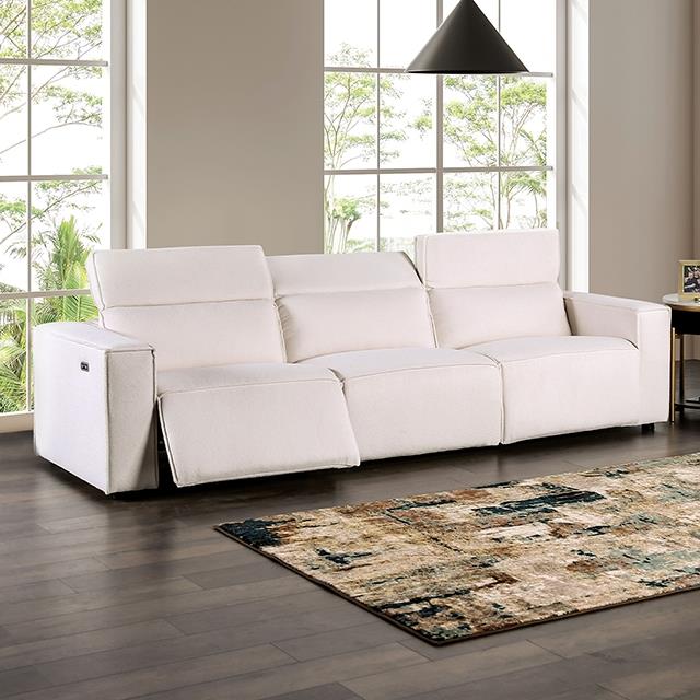 Furniture of America Sofas Power Recline FM62002WH-SF-PM-PK IMAGE 1