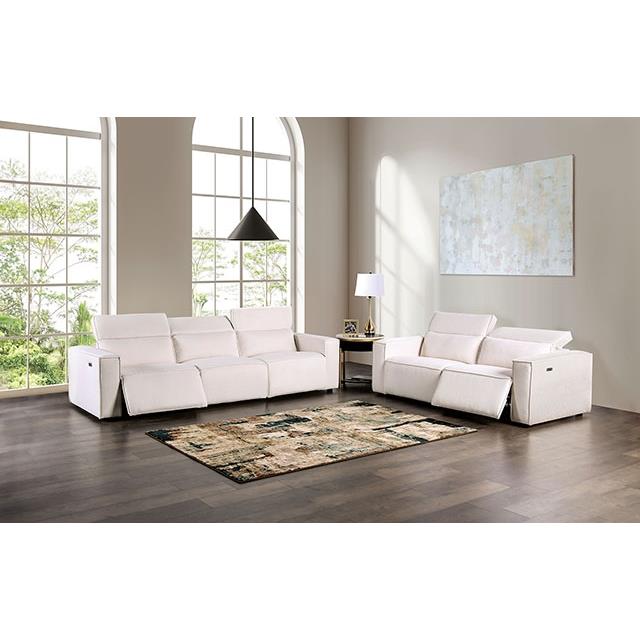 Furniture of America Sofas Power Recline FM62002WH-SF-PM-PK IMAGE 2