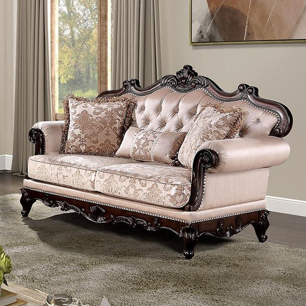 Furniture of America Loveseats Loveseats FM65002BR-LV IMAGE 1