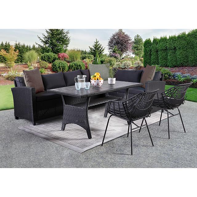 Furniture of America Outdoor Seating Sets FM80001BB-SET+2CH IMAGE 2