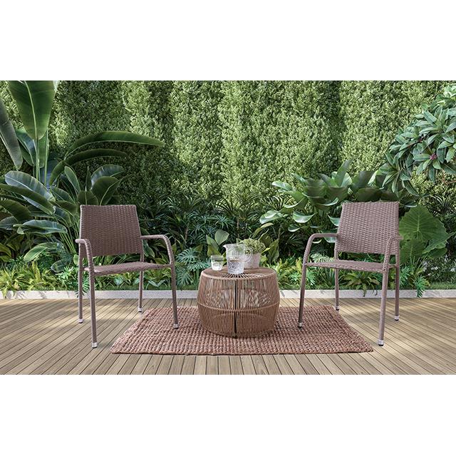 Furniture of America Outdoor Seating Sets FM80003NT-3PC-05NT IMAGE 2