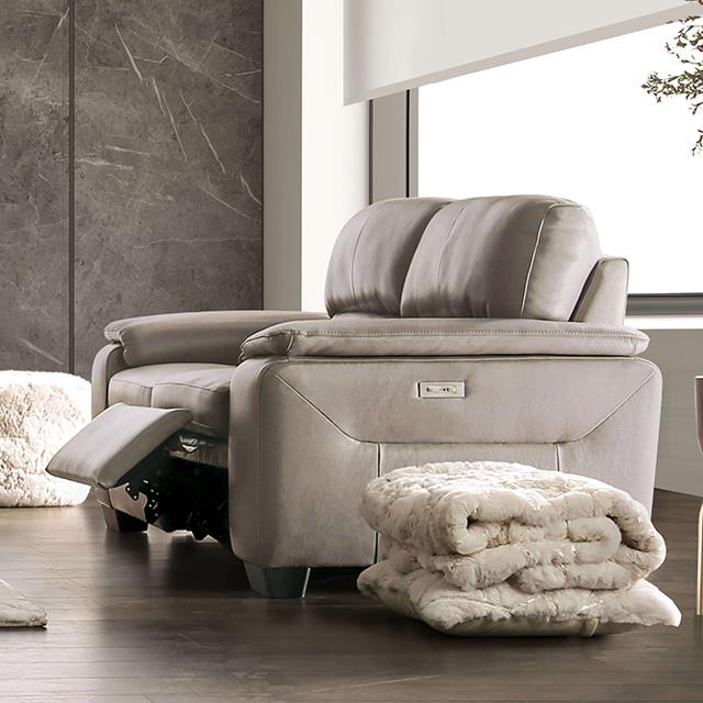 Furniture of America Loveseats Power Recline FM90001TP-LV-PM-PK IMAGE 1