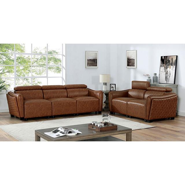 Furniture of America Holmestrand Loveseat FOA6484BR-LV-PK IMAGE 2