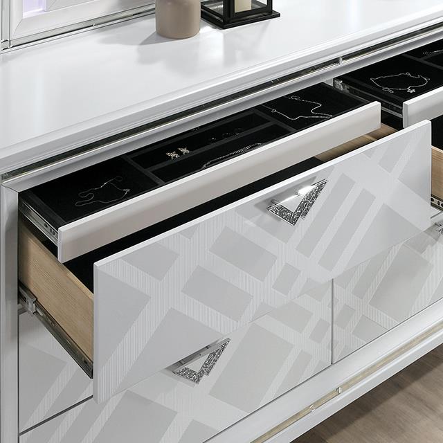 Furniture of America Dressers Dressers FOA7147WH-D IMAGE 4