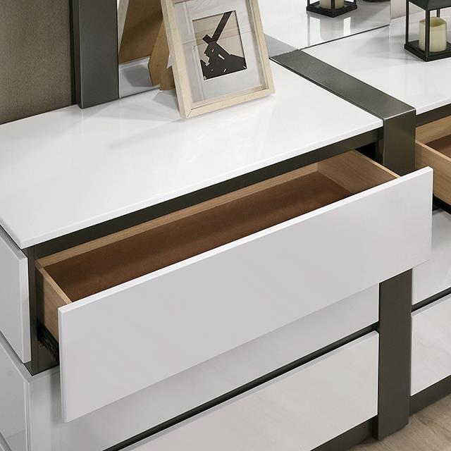 Furniture of America Dressers Dressers FOA7225WH-D IMAGE 3