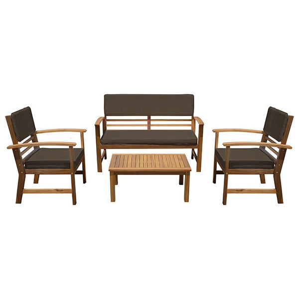 Furniture of America Outdoor Seating Sets GM-1020BR-4PK IMAGE 1
