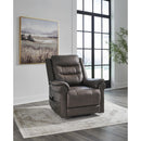 Signature Design by Ashley Oatman 1800412 Power Lift Recliner IMAGE 7